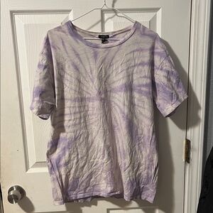 Purple/White Tie Dye Tshirt